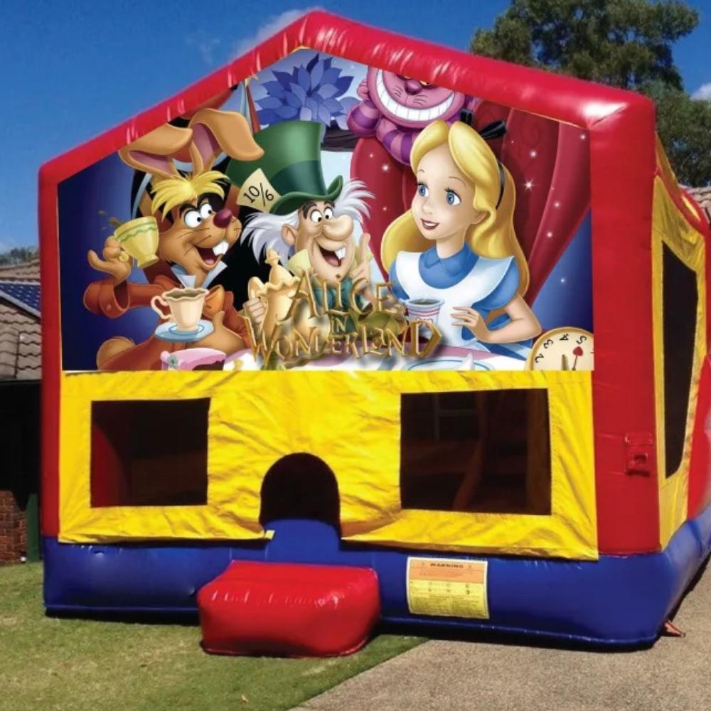 Alice in Wonderland Medium Banner Jumping Castle