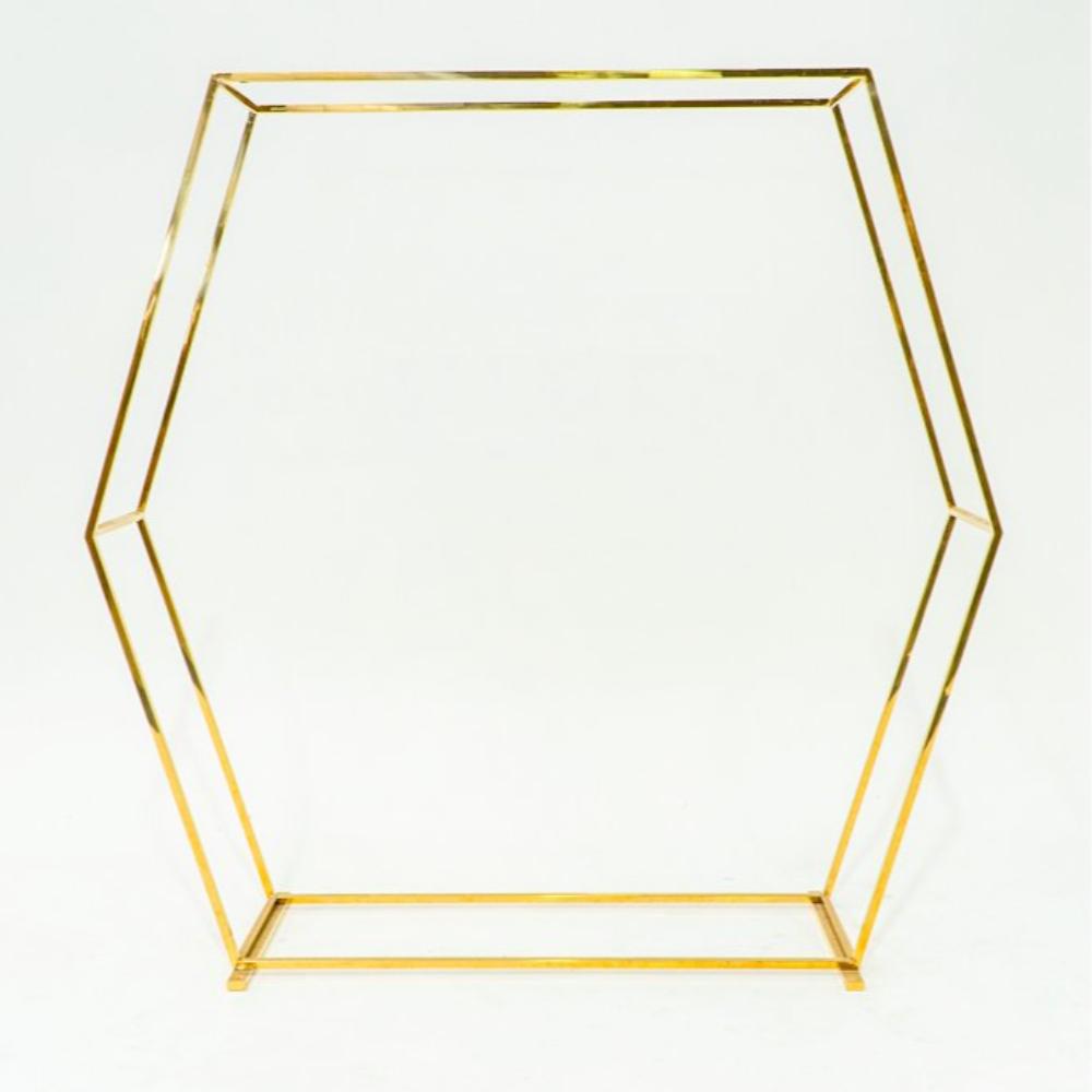 Gold Hexagon Frame