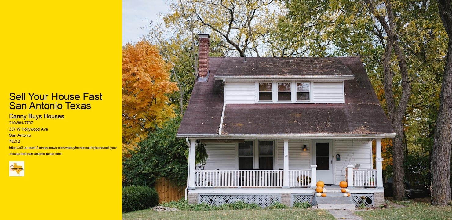 Sell Your House Fast San Antonio Texas