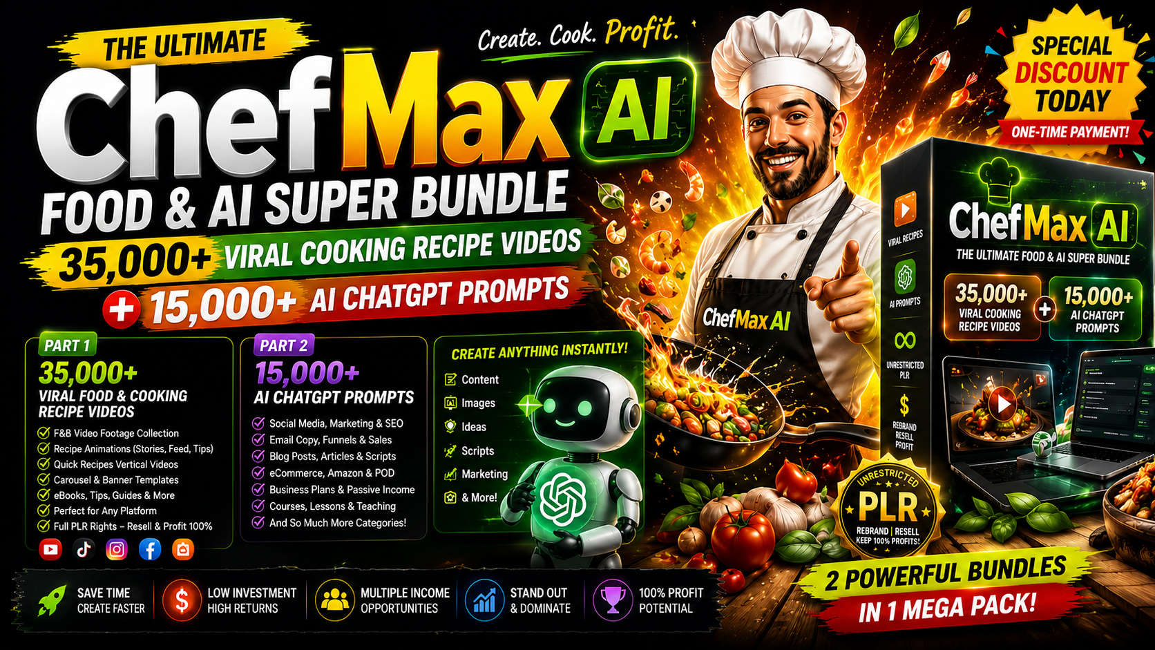 ChefMax - The Ultimate Food and AI Super Bundle