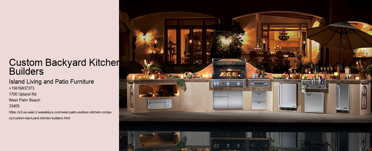 Custom Backyard Kitchen Builders