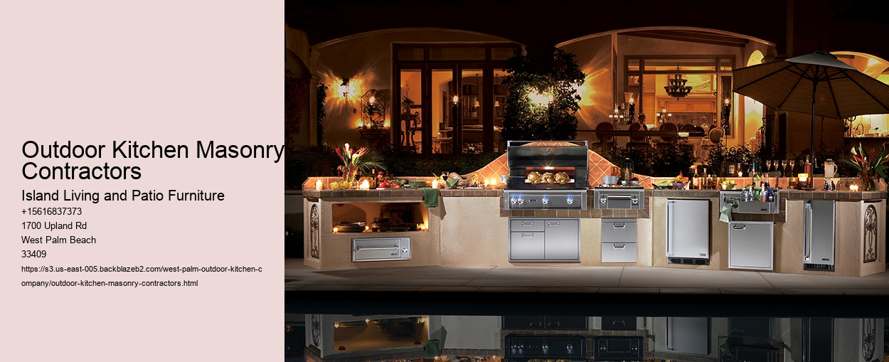 Outdoor Kitchen Masonry Contractors