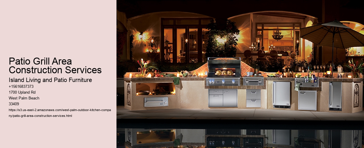 Patio Grill Area Construction Services