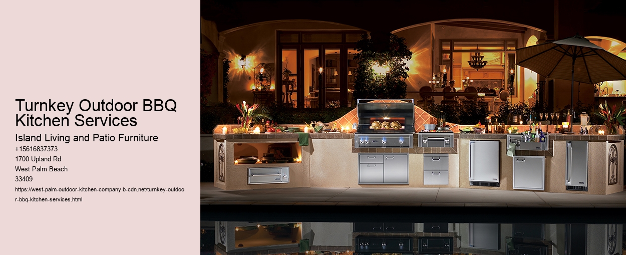 Turnkey Outdoor BBQ Kitchen Services