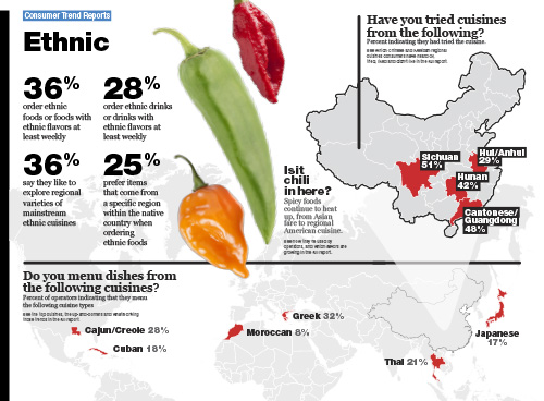 Technomic Ethnic Food & Consumer Trend Report Infographic