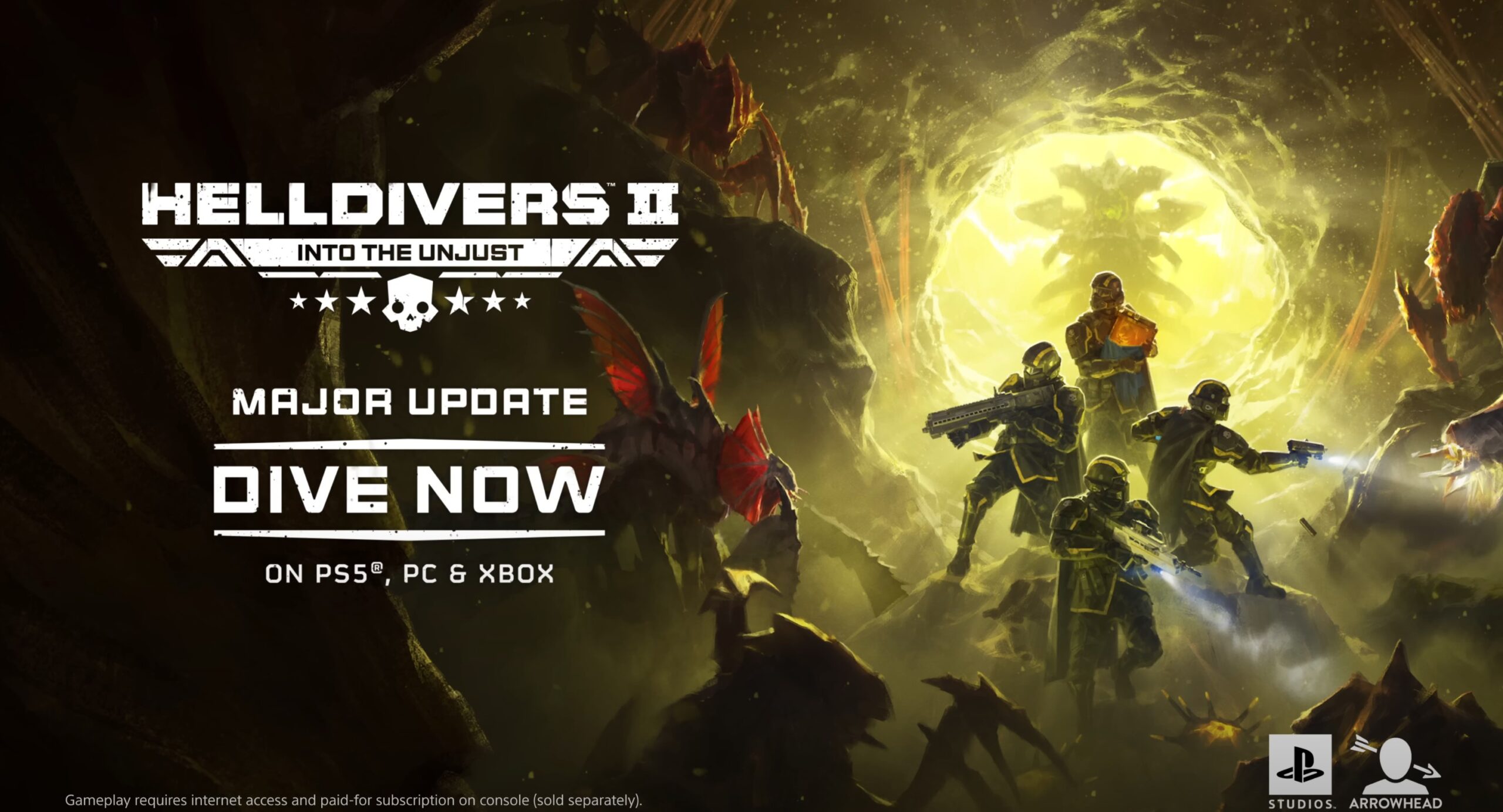Helldivers 2 “Into The Unjust” Expansion: Hive Worlds, and Flying Bug Dragons – Official Patch Notes