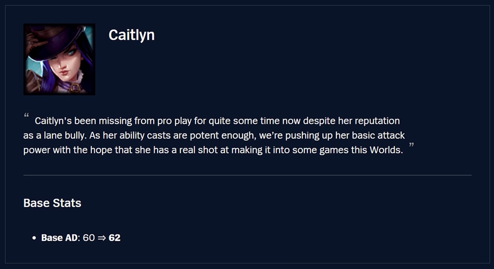 Caitlyn Patch 25.19