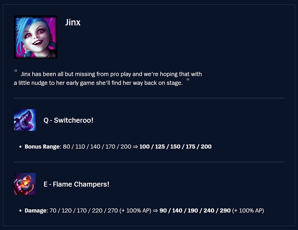 Jinx 25.19
