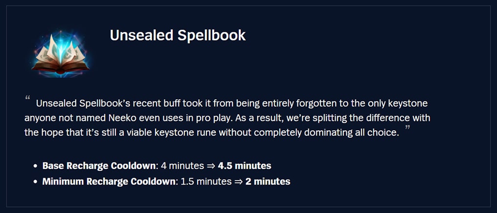 Unsealed Spellbook 25.19