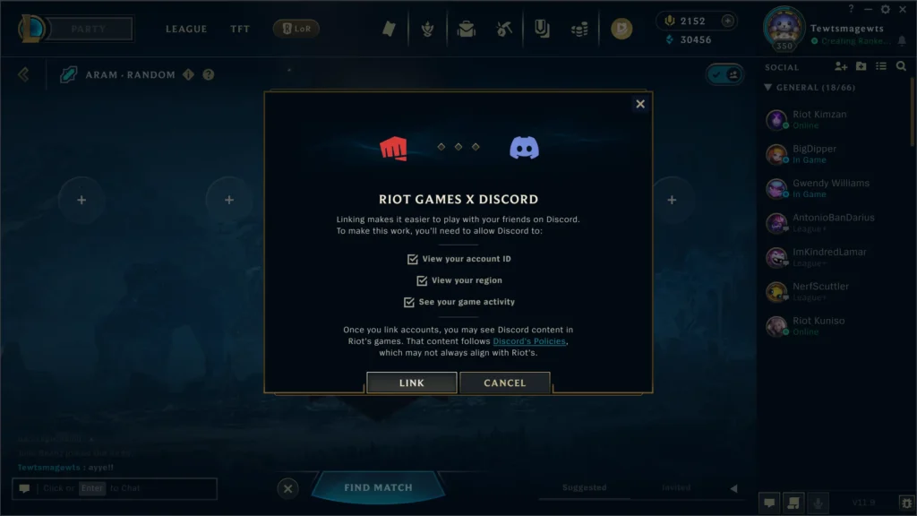 Riot Games and Discord