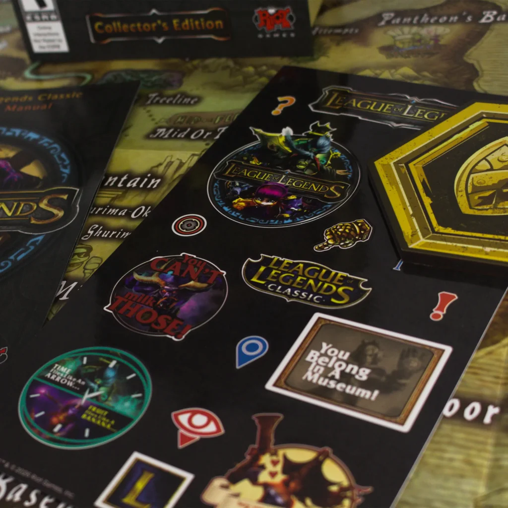 League Classic Box sticker