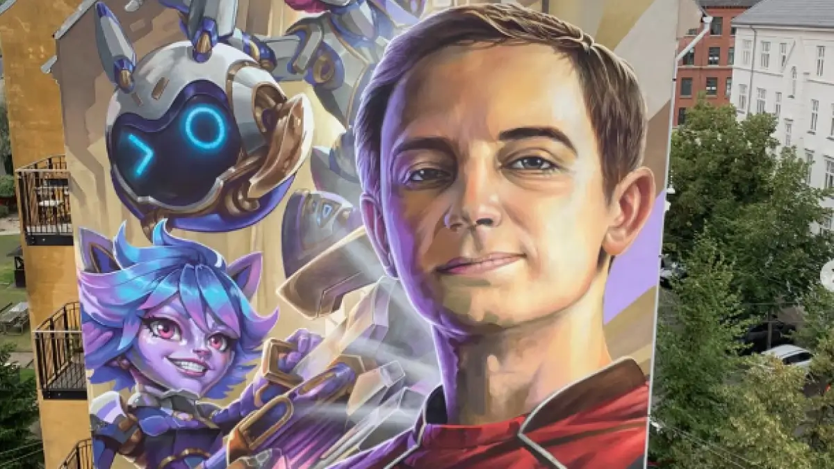 Caps mural painted in Copenhagen honours his Hall of Legends inclusion