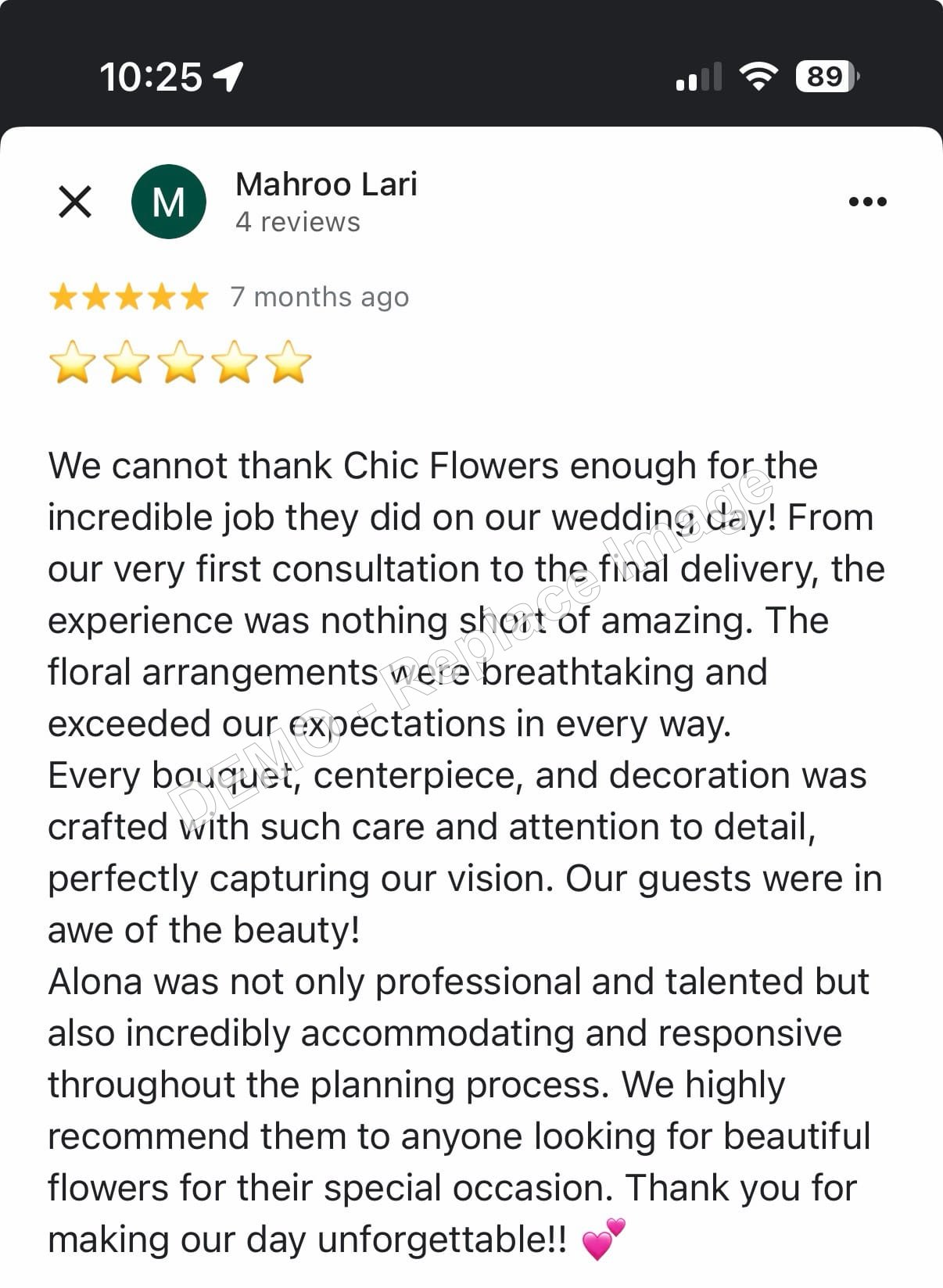 Client review