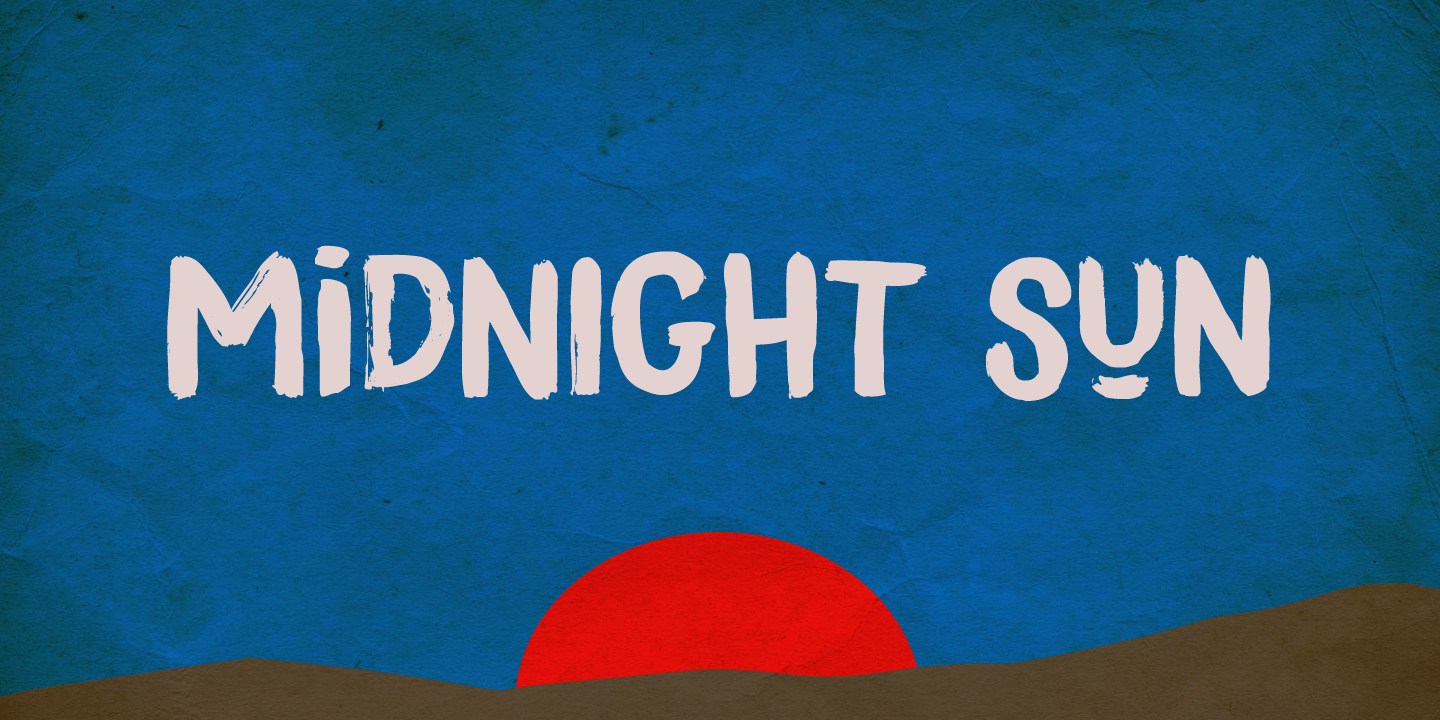 Midnight Sun Font Family by Hanoded | Font Bros