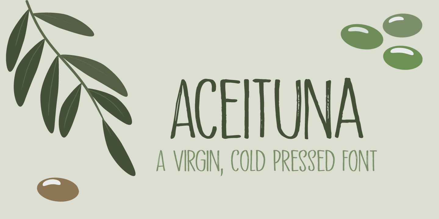 aceituna-font-family-by-hanoded-font-bros