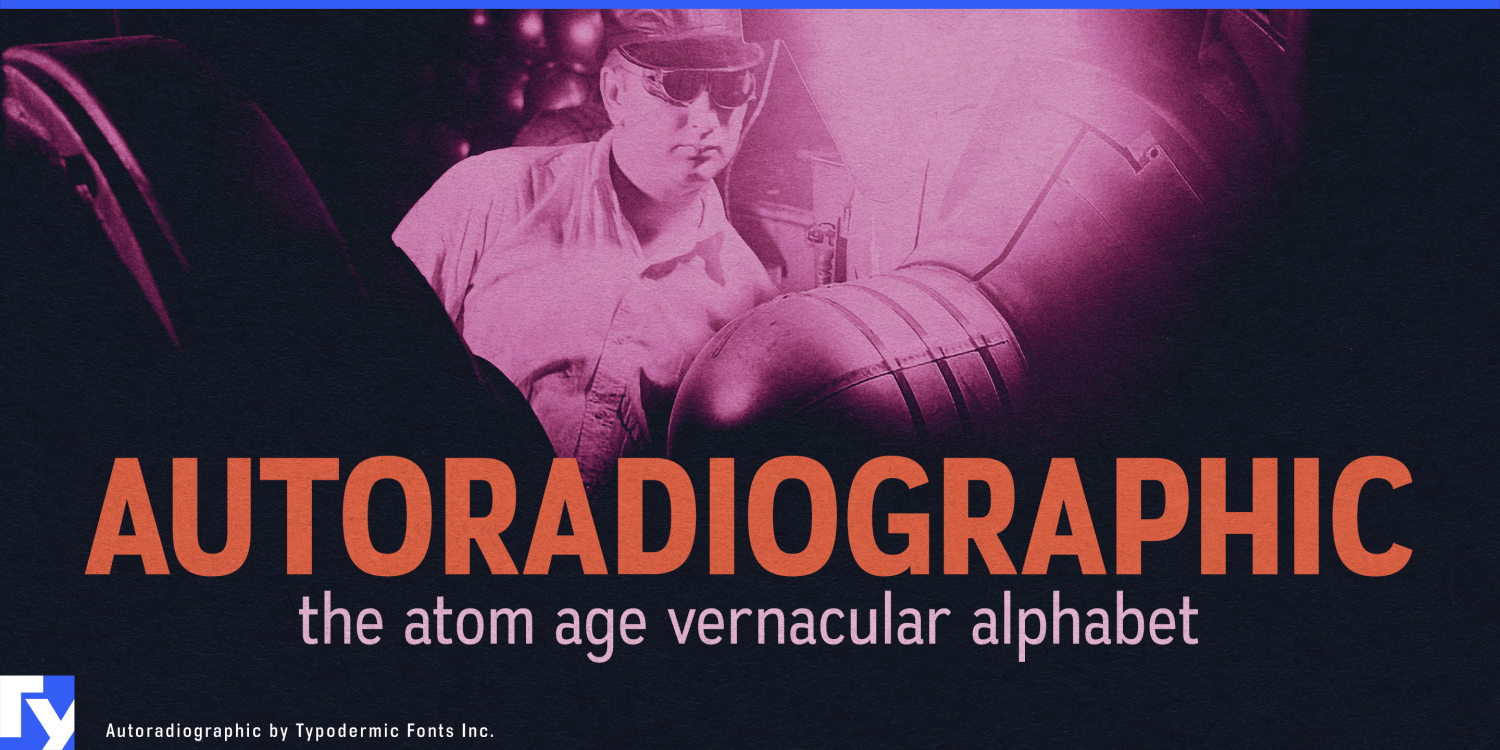Autoradiographic Font Family by Typodermic Font Bros