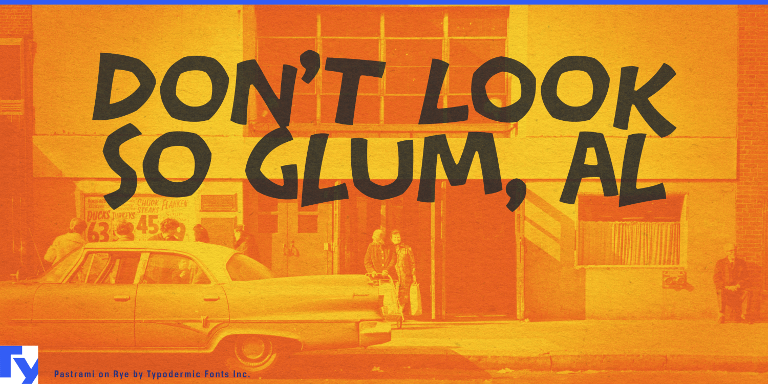 Pastrami on Rye Font Family by Typodermic Font Bros