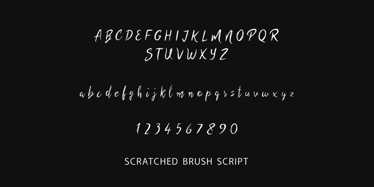 Scratched Brush Script Font Family by Pedro Teixeira Type Foundry