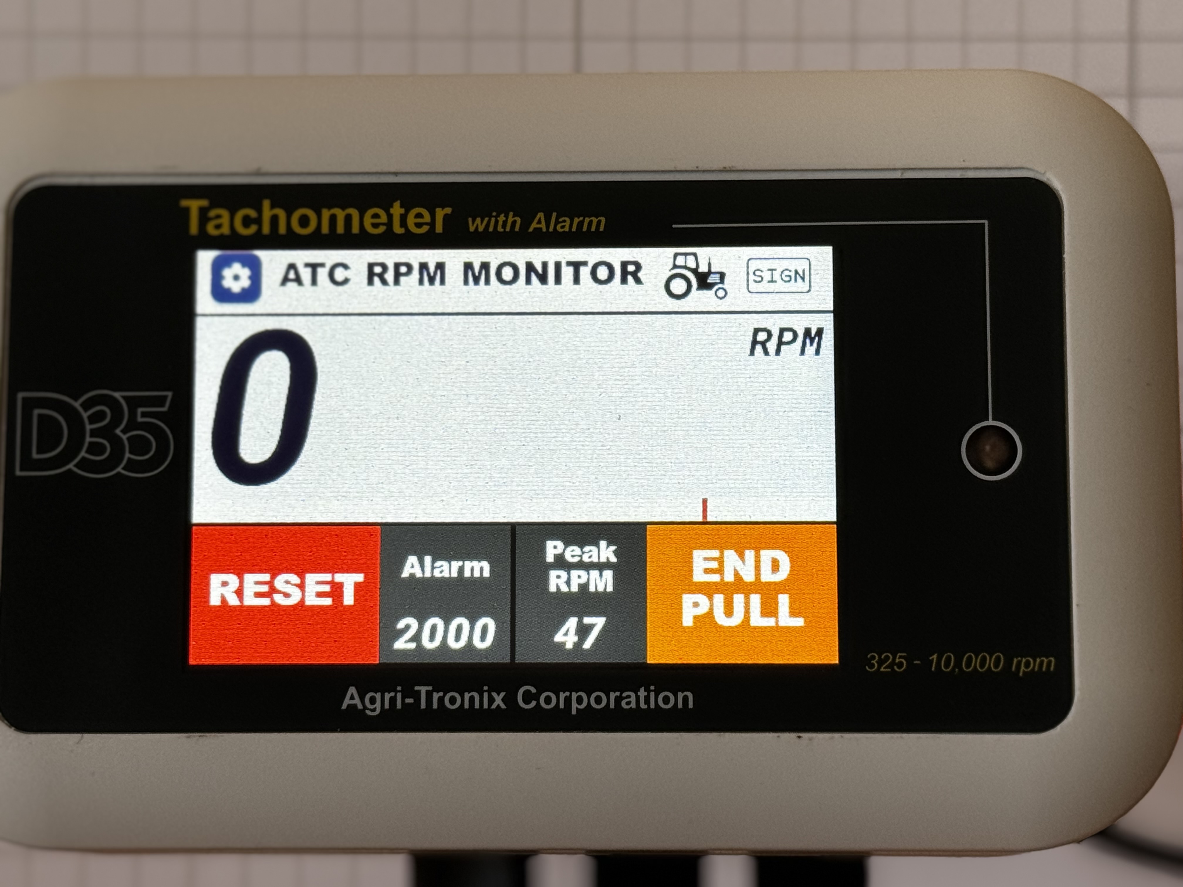 T35 RPM Monitor System (Console & Remote Sign)