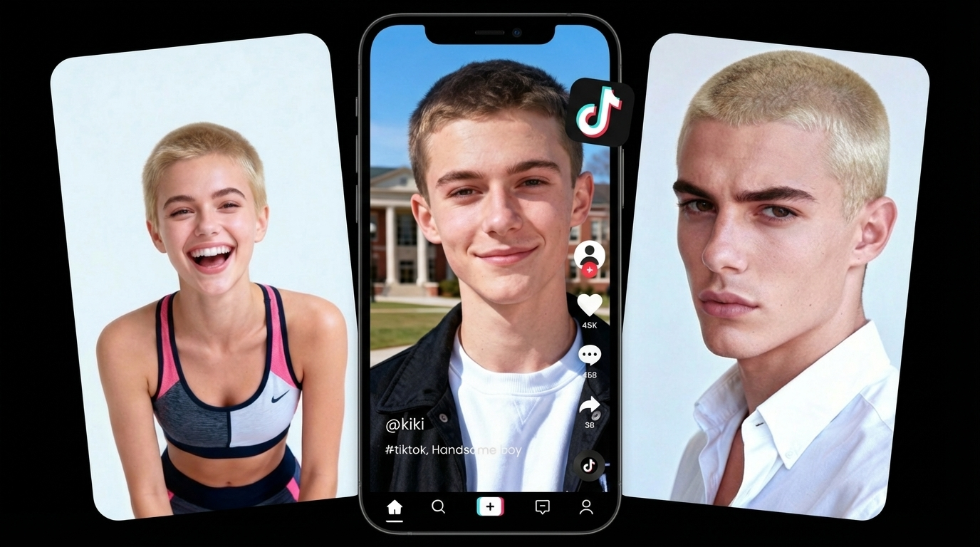 High fade buzz cut realistic example