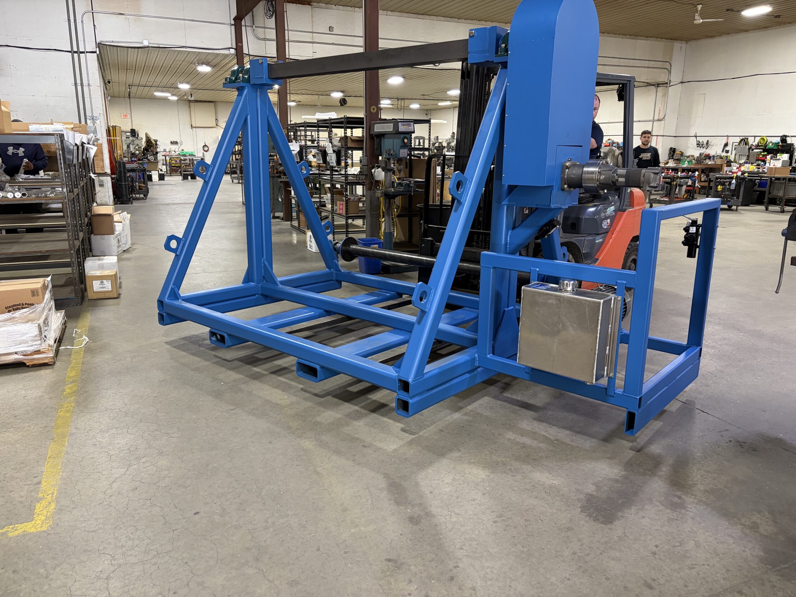 MIPR Corp custom built conveyor belt winder