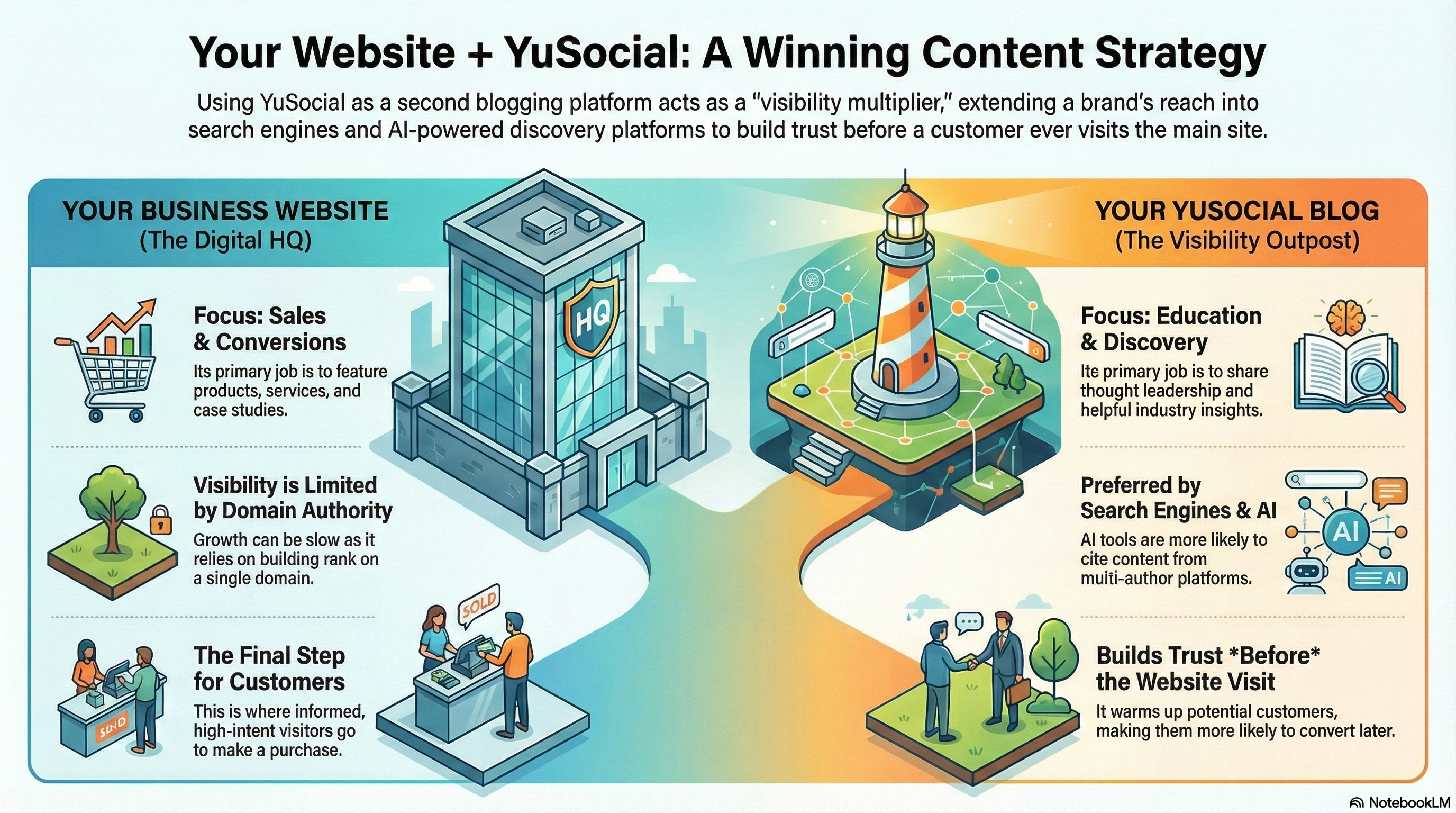 Your Website + YuSocial: A Winning Content Strategy